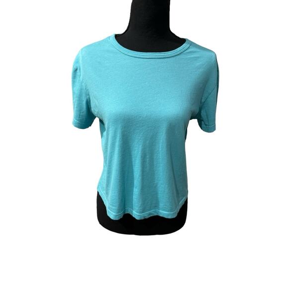 NWT! Monrow Women's Vintage Tee in Sky Blue - Size Small - Picture 3 of 6